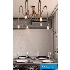 ELDLUX B59-6 Vintage Függesztett Lámpa IP20