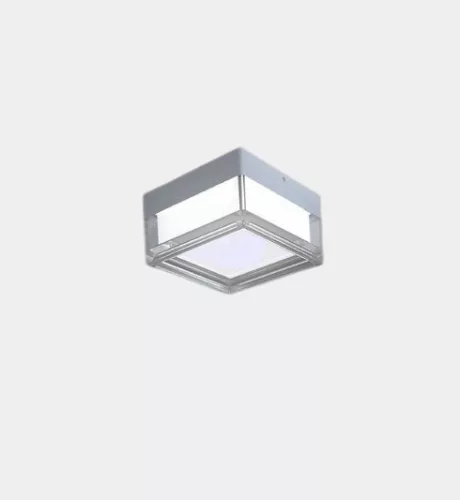 UNIVERSO Kültéri Mennyezeti lámpa 9W CCT.kap 960lm IP65 fehér 130x130x78mm
