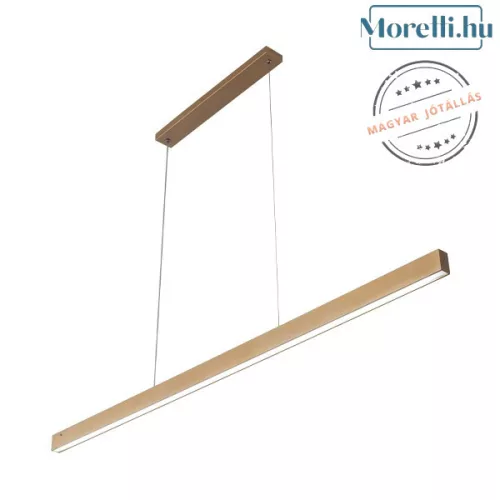 függesztett lámpa arany színű vázzal és fém testtel beltéri használatra braytron-bh16-09986 - moretti.hu