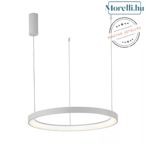 függesztett lámpa fehér színű vázzal és fém testtel beltéri használatra braytron-bh17-01380 - moretti.hu