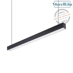 függesztett lámpa fekete színű vázzal és fém testtel beltéri használatra braytron-bn02-00601 - moretti.hu