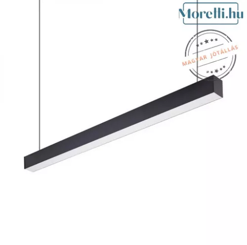 függesztett lámpa fekete színű vázzal és fém testtel beltéri használatra braytron-bn02-00601 - moretti.hu