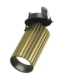   C110CL-01-GU10-BS Calipso Alumínium Süllyesztett Lámpa Sárgaréz Színű 1 x GU10 10 W IP20