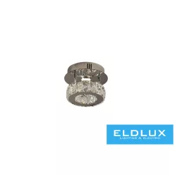 ELDLUX C89186-1-1 Kristály Spot Lámpa Króm LED IP20