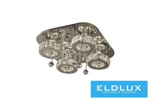 ELDLUX C89186-4-4 Kristály Mennyezeti Lámpa IP20