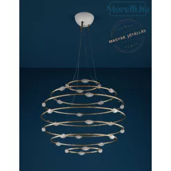 csillár bronz színű vázzal és bronz testtel beltéri használatra catellani-smith-pb28 - moretti.hu