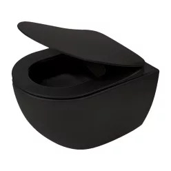 Peonia PN WC + tető, fekete