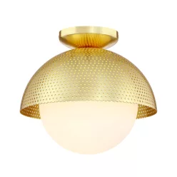   COSMOLIGHT C01807BR MODENA Glamour Mennyezeti Lámpa Sárgaréz G9 IP20