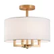 COSMOLIGHT C04913BR-WH LILLE Ernyős Mennyezeti Lámpa Sárgaréz E14 IP20