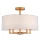 COSMOLIGHT C05920BR-WH LILLE Ernyős Mennyezeti Lámpa Sárgaréz E14 IP20