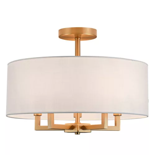 COSMOLIGHT C05920BR-WH LILLE Ernyős Mennyezeti Lámpa Sárgaréz E14 IP20