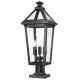 COSMOLIGHT F03647BK ZURICH Klasszikus Kültéri Állólámpa Fekete E14 IP44
