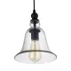 COSMOLIGHT P01789BK PARIS Egyágú Függesztett Lámpa Fém E27 IP20