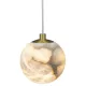 COSMO LIGHT P01968BR VOLTERRA Modern Függesztett Lámpa Sárgaréz G9 IP20