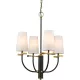 COSMOLIGHT P04183BK BOW Modern Csillár Fehér, Fekete, Sárgaréz E14 IP20