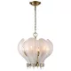 COSMOLIGHT P06722BR CANNES Glamour Függesztett Lámpa Sárgaréz E14 IP20