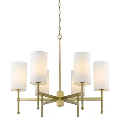   COSMOLIGHT P06970BR-WH DENVER Modern Csillár Fehér, Arany E14 IP20