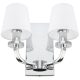 Cosmolight NEW YORK W02503CH-WH Fali lámpa 2x40w/E14 IP20