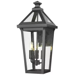   COSMOLIGHT W03616BK ZURICH Klasszikus Kültéri Fali Lámpa Fekete E14 IP23