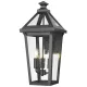 COSMOLIGHT W03616BK ZURICH Klasszikus Kültéri Fali Lámpa Fekete E14 IP23