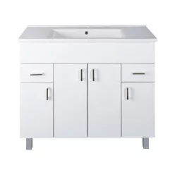   VivaStyle EKONOMIK PLUS 100 lábon álló fürdőszobabútor Sanovit SOFT 13100 mosdóval - 100 x 45,5 cm