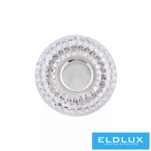 ELDLUX LUXOR süllyesztett lámpatest LED 3W NW + GU10 króm