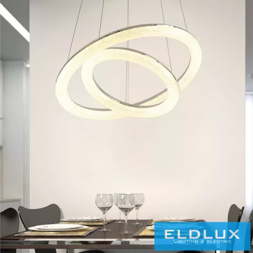 ELDLUX D6250-M-S MILKY Modern Led Függesztett Lámpa IP20