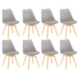 Silla étkezőszék 8 db szürke színben