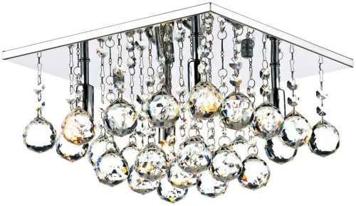 DAR LIGHTING ABA5250 ABACUS Kristály Mennyezeti Lámpa Csiszolt Króm G9 IP20