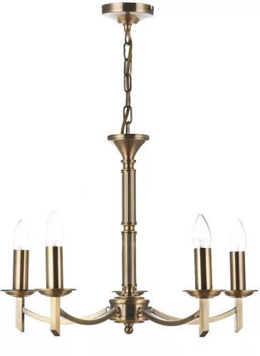 DAR LIGHTING AMB0575 AMBASSADOR Klasszikus Csillár Antik Sárgaréz E14 IP20