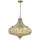 DAR LIGHTING ASM0675 ASARA Kristály Függesztett Lámpa Antik Sárgaréz E14 IP20