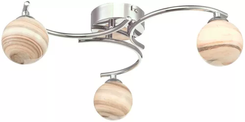 DAR LIGHTING ATI5350-07 ATIYA Mennyezeti Csillár Csiszolt Króm, Sokszínű G9 IP20