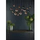DAR LIGHTING AUR6264 AURELIA Többágú Függesztett Lámpa Fekete Króm, Réz G4 IP20