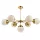 DAR LIGHTING BOM3435 BOMBAZINE Glamour Csillár Sárgaréz, Opál E14 IP20