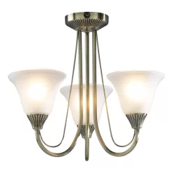   DAR LIGHTING BOS03 BOSTON Modern Csillár Antik Sárgaréz E14 IP20