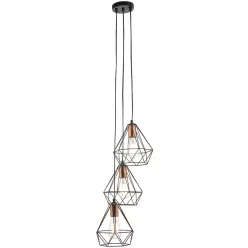   DAR LIGHTING DEY0322 DEYON Vintage Függesztett Lámpa E27 IP20