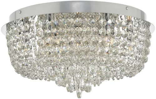 DAR LIGHTING EIT5008 EITAN Kristály Mennyezeti Lámpa Csiszolt Króm G9 IP20