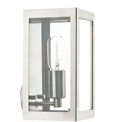   DAR LIGHTING ERA0744 ERA Modern Kültéri Fali Lámpa Átlátszó, Rozsdamentes Acél E27 IP44