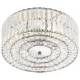 DAR LIGHTING ERR5250 ERROL Kristály Mennyezeti Lámpa Csiszolt Króm E14 IP20