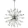 DAR LIGHTING EXO0850 EXODUS Kristály Függesztett Lámpa Csiszolt Króm E14 IP20