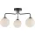 DAR LIGHTING FEY0322-02 FEYA Mennyezeti Csillár Fekete, Opál G9 IP20
