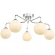 DAR LIGHTING FEY0550-02 FEYA Mennyezeti Csillár Opál, Csiszolt Króm G9 IP20
