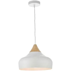   DAR LIGHTING GAU0102 GAUCHO Egyágú Függesztett Lámpa Fa E27 IP20