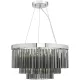 DAR LIGHTING GIO0510 GIOVANA Glamour Függesztett Lámpa Füstös, Csiszolt Króm G9 IP20