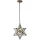 DAR LIGHTING ILA0175 ILARIO Glamour Függesztett Lámpa Sárgaréz, Átlátszó E14 IP20