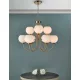 DAR LIGHTING IND1335 IDINA Glamour Csillár Sárgaréz, Opál E14 IP20