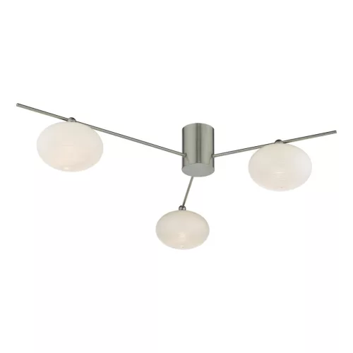 DAR LIGHTING JAS5346 JASPER Mennyezeti Csillár Szatén Nikkel G9 IP20