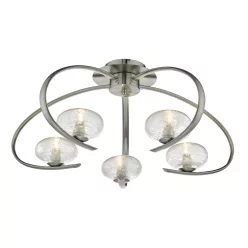 Dar Lighting LEIGHTON LEI5446 Plafonlámpa 5x40W/G9 IP20