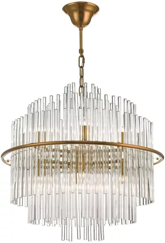 DAR LIGHTING LUK1735 LUKAS Klasszikus Függesztett Lámpa Átlátszó, Arany G9 IP20