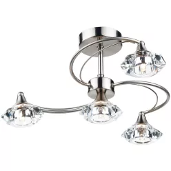Dar Lighting LUTHER LUT0446 Plafonlámpa 4x40W/G9